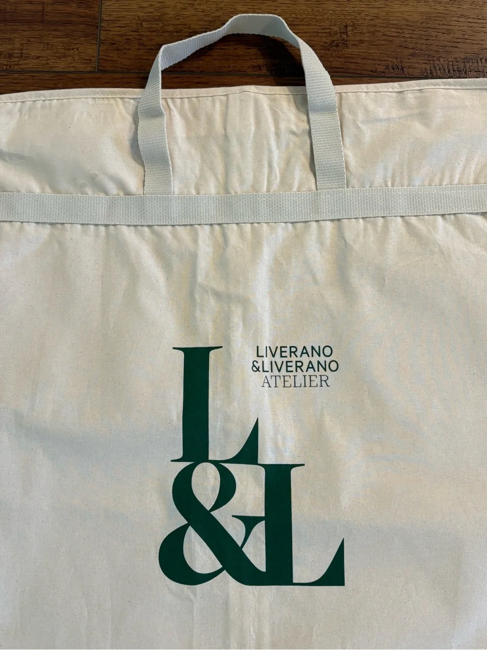 Liverano & Liverano Atelier Lightweight Canvas Foldable Garment Bag